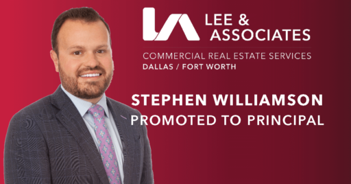 Lee & Associates Dallas Fort Worth Promotes Stephen Williamson, Industrial Commercial Real Estate broker, to Principal