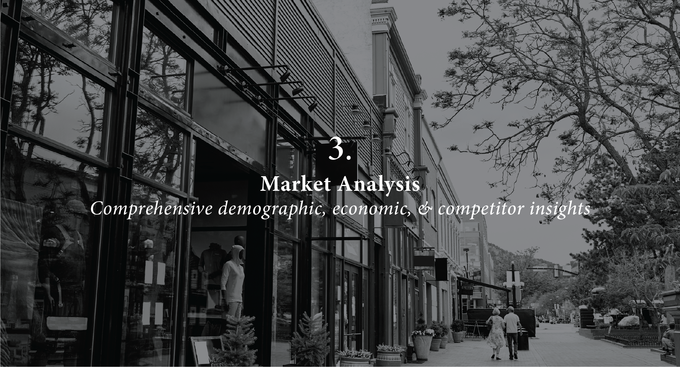 Market Analysis Comprehensive demographic, economic, & competitor insights