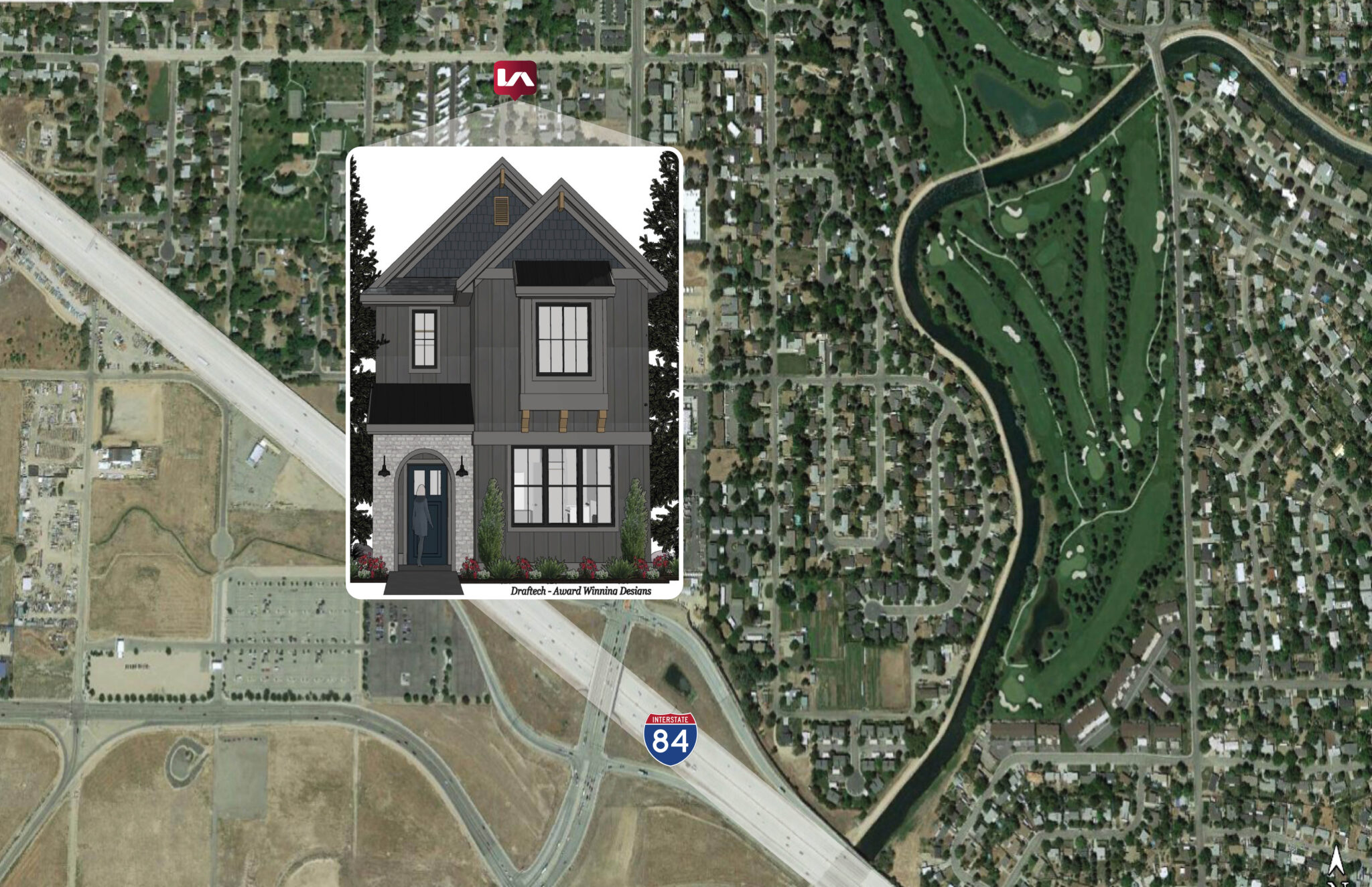 .494 Acres Fully Entitled 4 Unit Development Land For Sale Lee