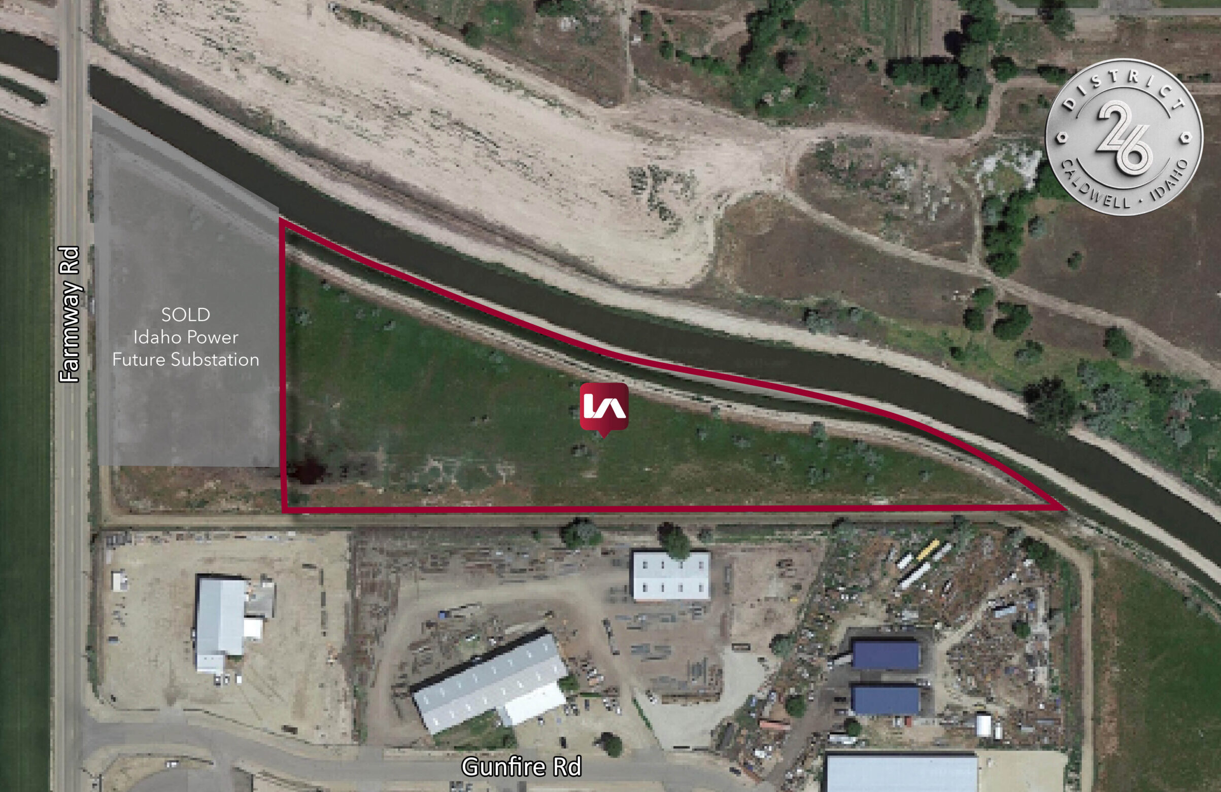 6 Acres of Industrial Land For Sale Caldwell, ID Lee & Associates