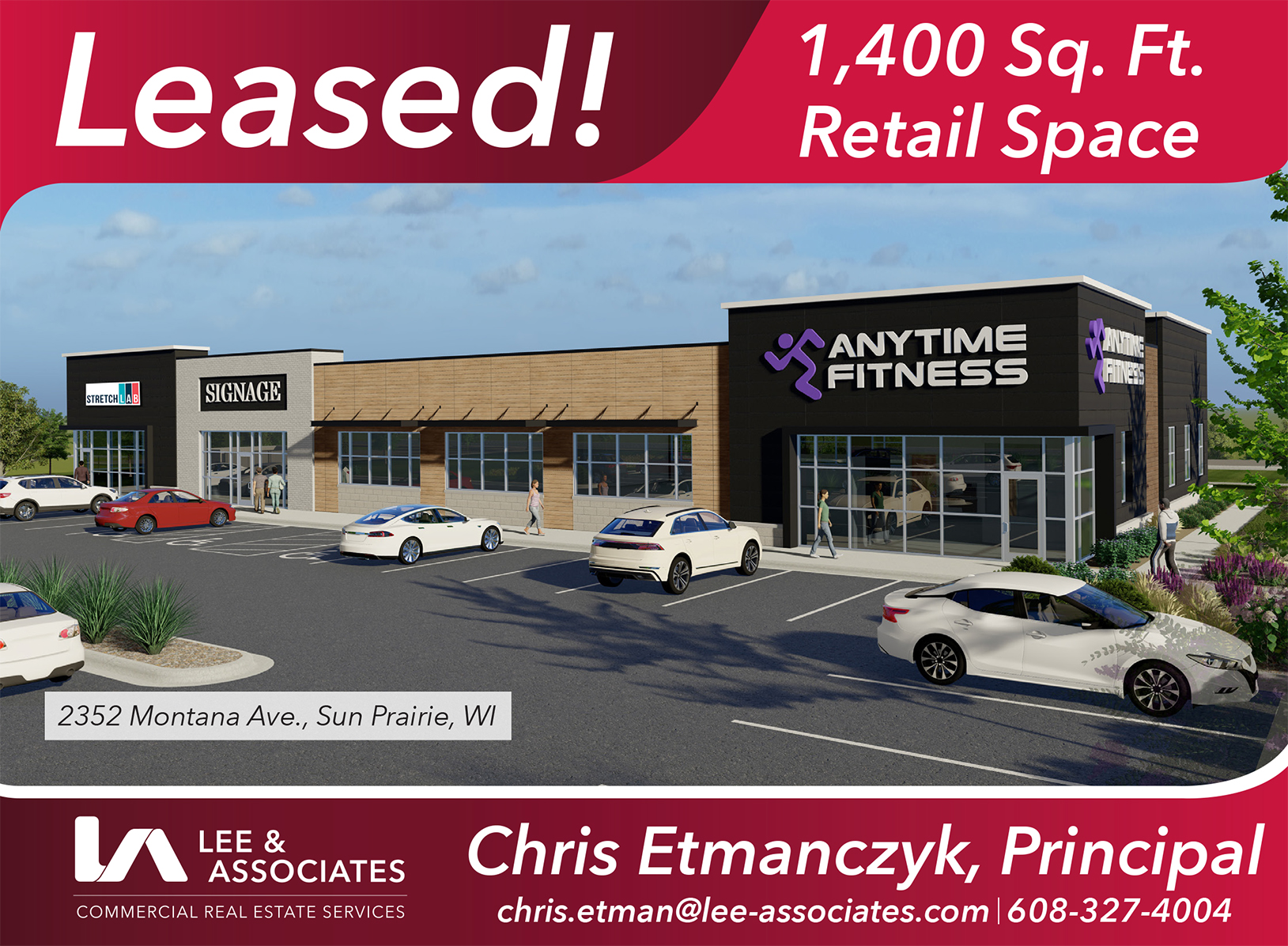 Leased! 1,400 Sq. Ft. Retail Space Madison Lee & Associates