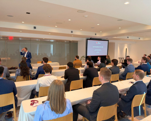 Speaker presenting to associates during Lee & Associates University in Austin, Texas, February 2026.