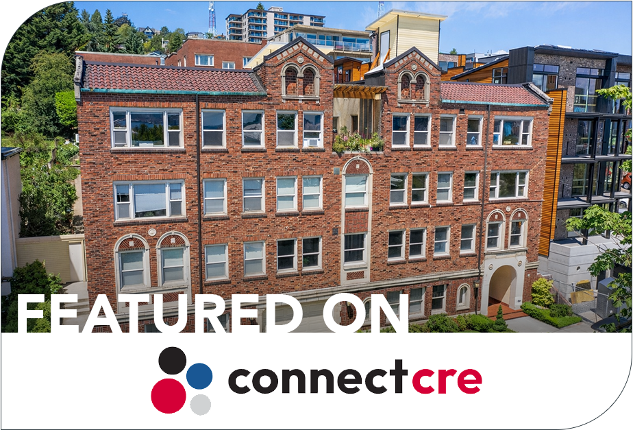 Featured on Connect CRE, Lee & Associates Pacific Northwest, Queen Anne Apartments
