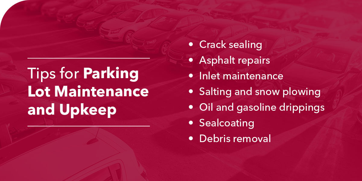 tips for parking lot maintenance