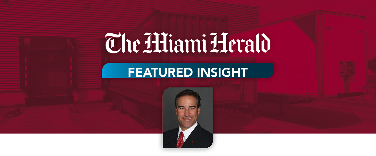 MATTHEW ROTOLANTE, SIOR, CCIM speaks with the Miami Herald on Cold Storage Trends