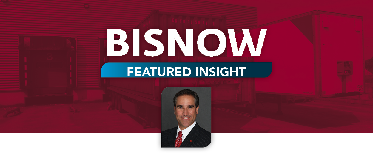 Matthew Rotolante, SIOR, CCIM shares 2022 market insight with Bisnow for Industrial Sector