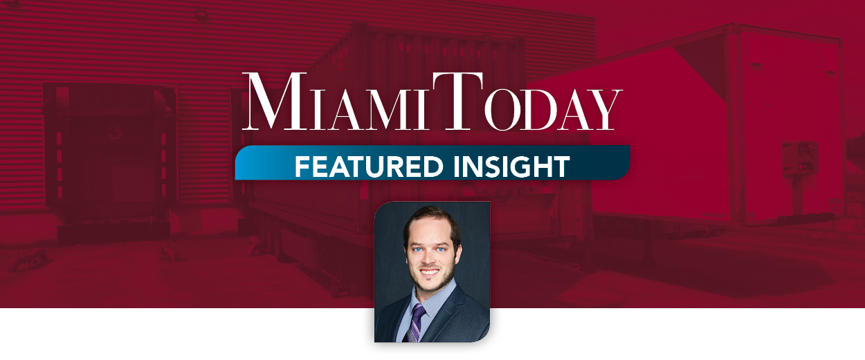 Conner Milford Featured in Miami Today Discusses Warehouse Demand and Vacancy