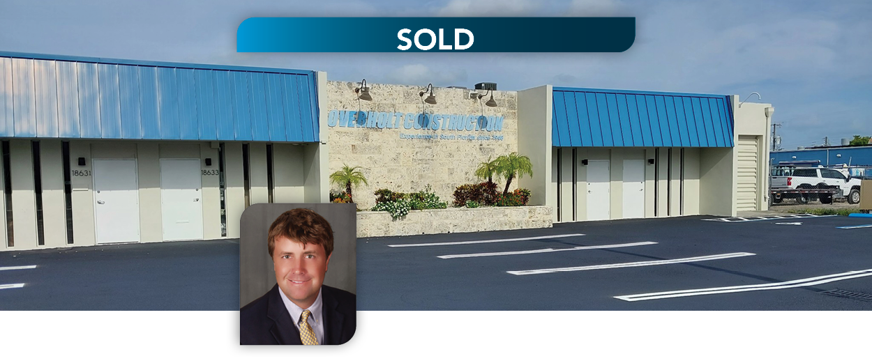 Senior Vice President Andrew Whitby served as sole broker in $1.82 million transaction of Miami Industrial building