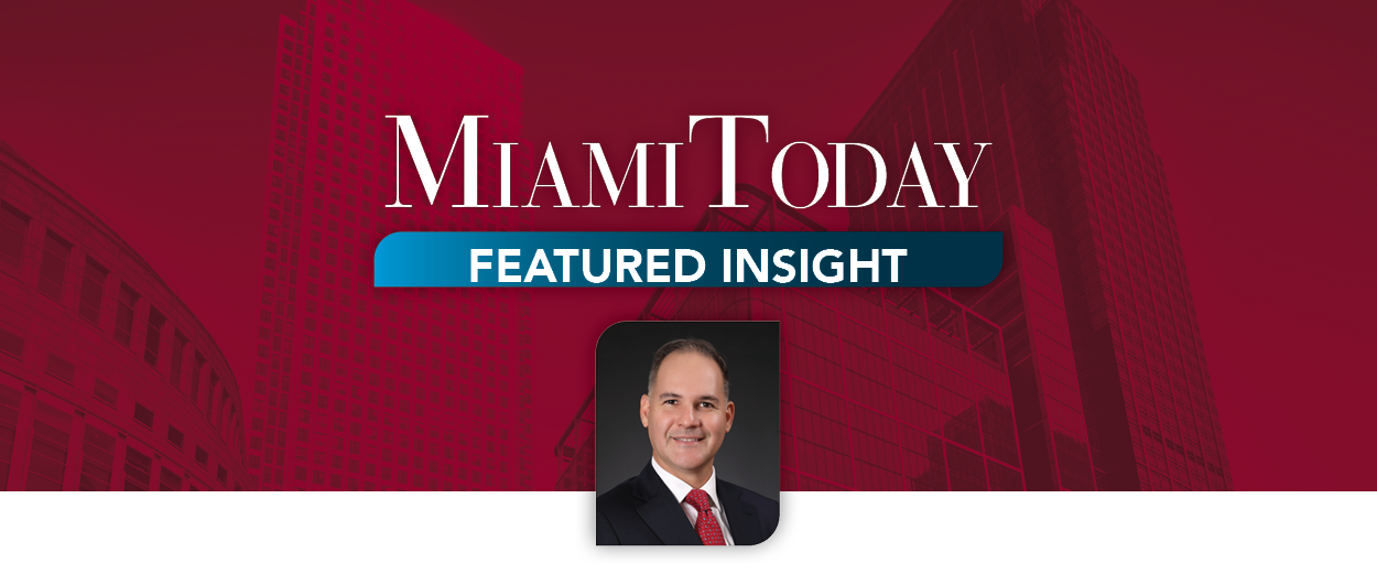 Miami Today Discusses Coconut Grove Office Market with Lee & Associates South Florida Principal, Bert Checa
