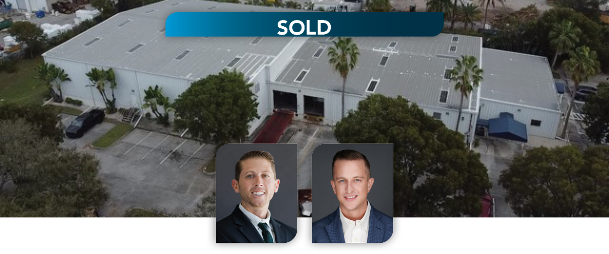 Principal Greg Milopoulos and Vice President Christian Baena close another industrial commercial real estate investment sales transaction