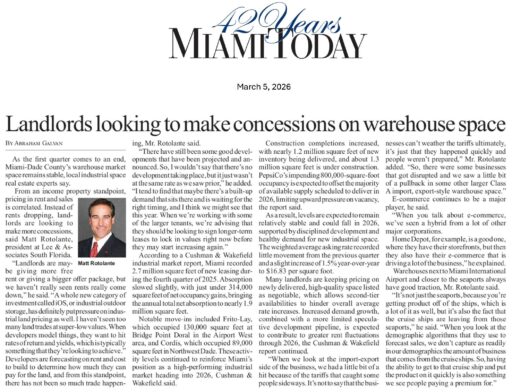 Miami Today Discusses Doral Commercial Real Estate Market with Lee & Associates South Florida President, Matthew Rotolante